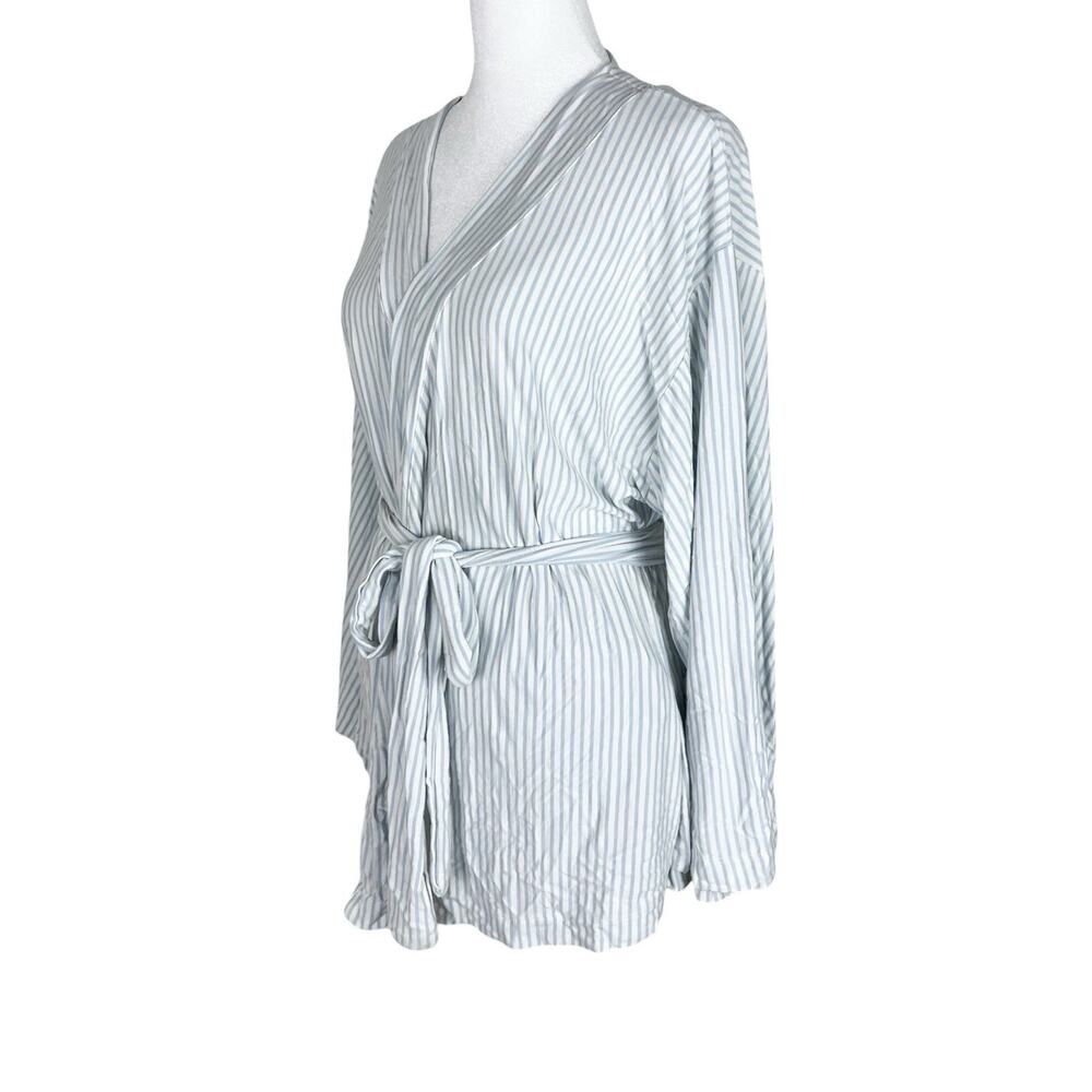 LAKE Dream Modal Kimono Pajama Top in Fog Luxury Sleep Loungewear Size Medium - Picture 5 of 7